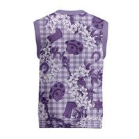 Mokihana Maile Ilima Leis Paniolo Palaka Christmas Knitted V-Neck Vest Hawaiian Poni Spirit LT9 - Polynesian Pride