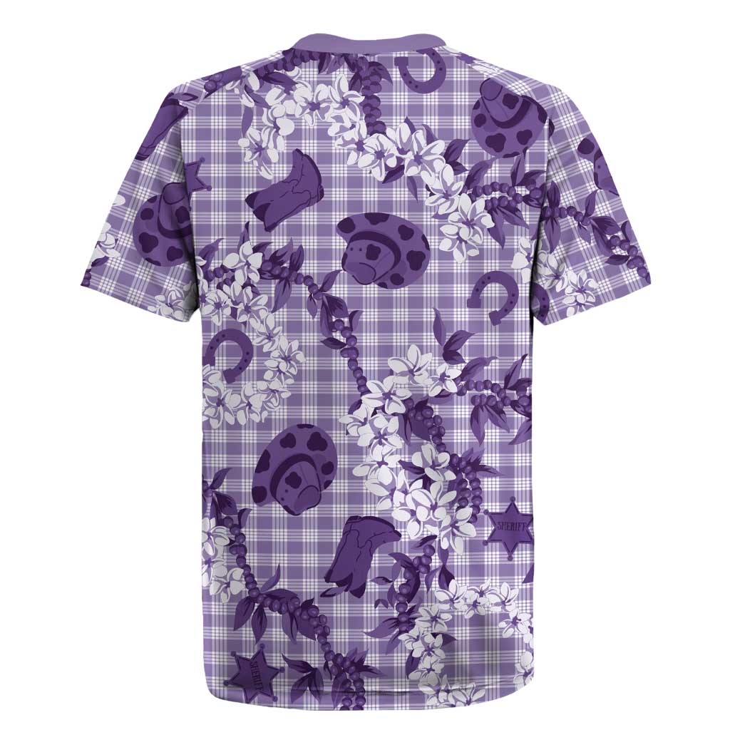 Mokihana Maile Ilima Leis Paniolo Palaka Rugby Jersey Hawaiian Poni Spirit LT9 - Polynesian Pride