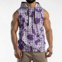 Mokihana Maile Ilima Leis Paniolo Palaka Sleeveless Hoodie Hawaiian Poni Spirit LT9 - Polynesian Pride