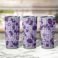 Mokihana Maile Ilima Leis Paniolo Palaka Tumbler Cup Hawaiian Poni Spirit LT9 - Polynesian Pride