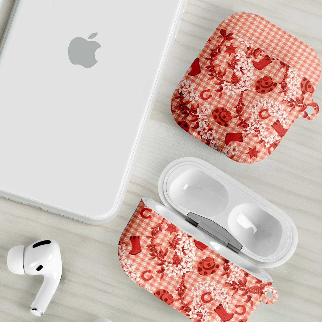 Mokihana Maile Ilima Leis Paniolo Palaka AirPods Case Hawaiian Ulaula Spirit LT9 - Polynesian Pride