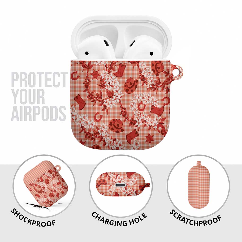Mokihana Maile Ilima Leis Paniolo Palaka AirPods Case Hawaiian Ulaula Spirit LT9 - Polynesian Pride