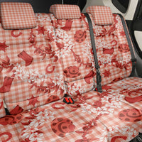 Mokihana Maile Ilima Leis Paniolo Palaka Back Car Seat Cover Hawaiian Ulaula Spirit LT9 - Polynesian Pride
