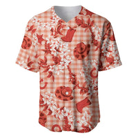 Mokihana Maile Ilima Leis Paniolo Palaka Baseball Jersey Hawaiian Ulaula Spirit - Polynesian Pride