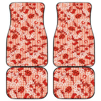 Mokihana Maile Ilima Leis Paniolo Palaka Car Mats Hawaiian Ulaula Spirit - Polynesian Pride