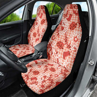 Mokihana Maile Ilima Leis Paniolo Palaka Car Seat Cover Hawaiian Ulaula Spirit LT9 - Polynesian Pride