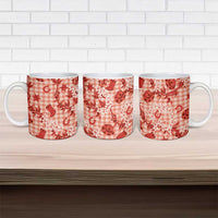 Mokihana Maile Ilima Leis Paniolo Palaka Ceramic Mug Hawaiian Ulaula Spirit LT9 - Polynesian Pride