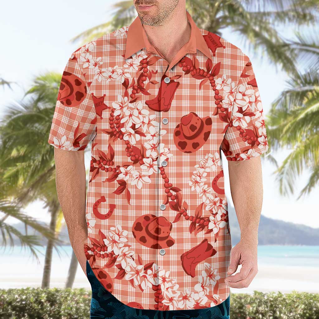 Mokihana Maile Ilima Leis Paniolo Palaka Hawaiian Shirt Hawaiian Ulaula Spirit LT9 - Polynesian Pride