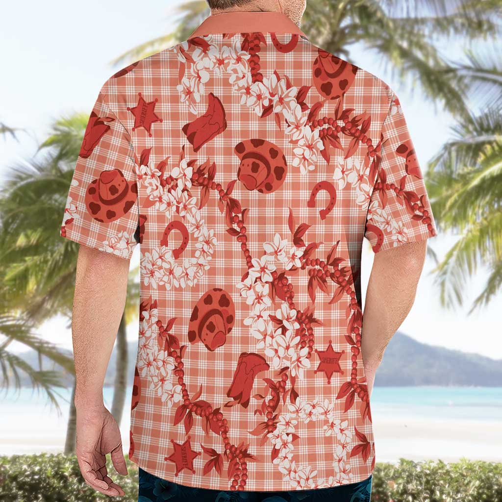 Mokihana Maile Ilima Leis Paniolo Palaka Hawaiian Shirt Hawaiian Ulaula Spirit LT9 - Polynesian Pride