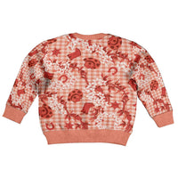 Mokihana Maile Ilima Leis Paniolo Palaka Kid Ugly Christmas Sweater Hawaiian Ulaula Spirit LT9 - Polynesian Pride