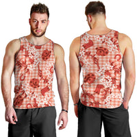 Mokihana Maile Ilima Leis Paniolo Palaka Men Tank Top Hawaiian Ulaula Spirit LT9 - Polynesian Pride