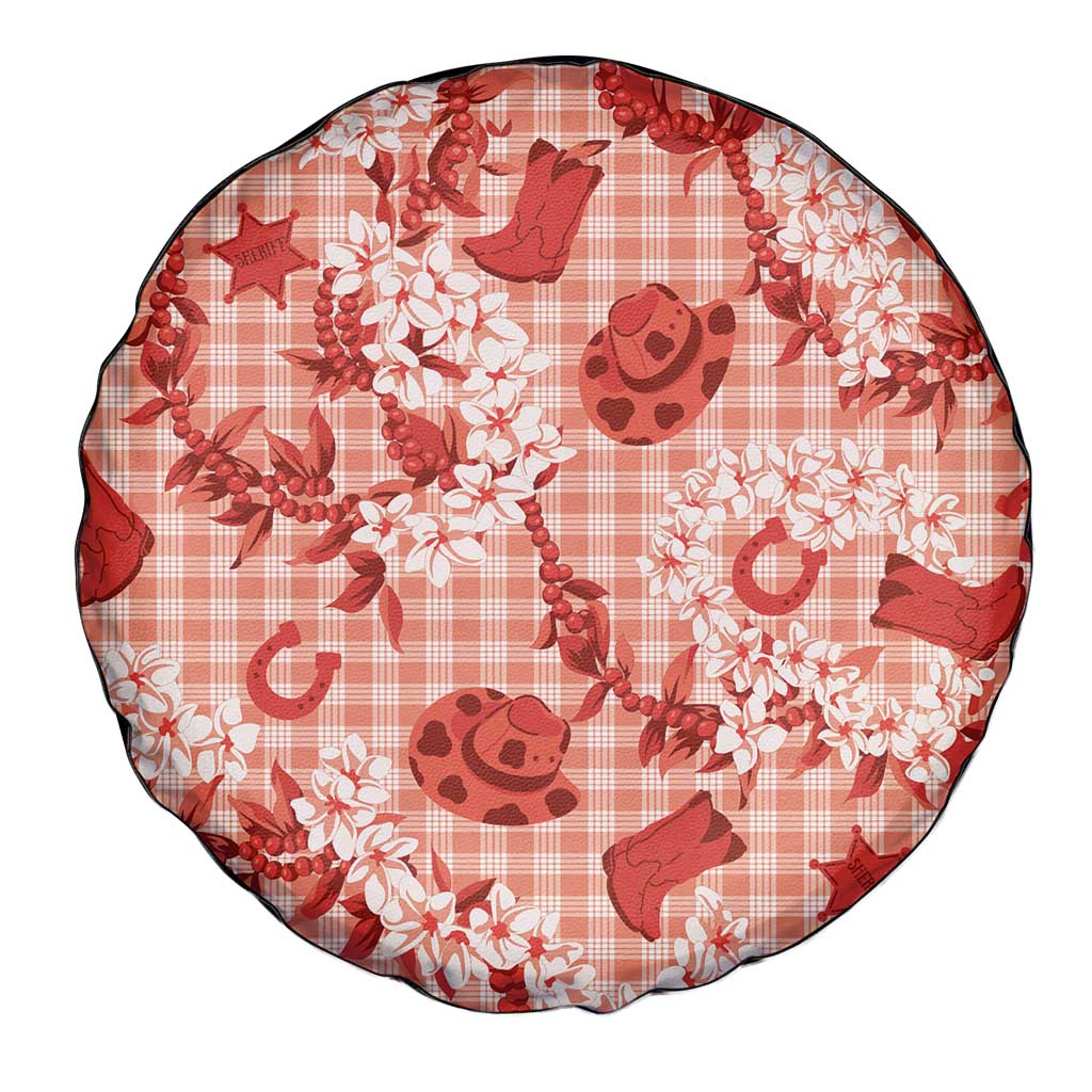 Mokihana Maile Ilima Leis Paniolo Palaka Spare Tire Cover Hawaiian Ulaula Spirit LT9 - Polynesian Pride