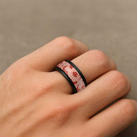Mokihana Maile Ilima Leis Paniolo Palaka Spinner Ring Hawaiian Ulaula Spirit LT9 - Polynesian Pride
