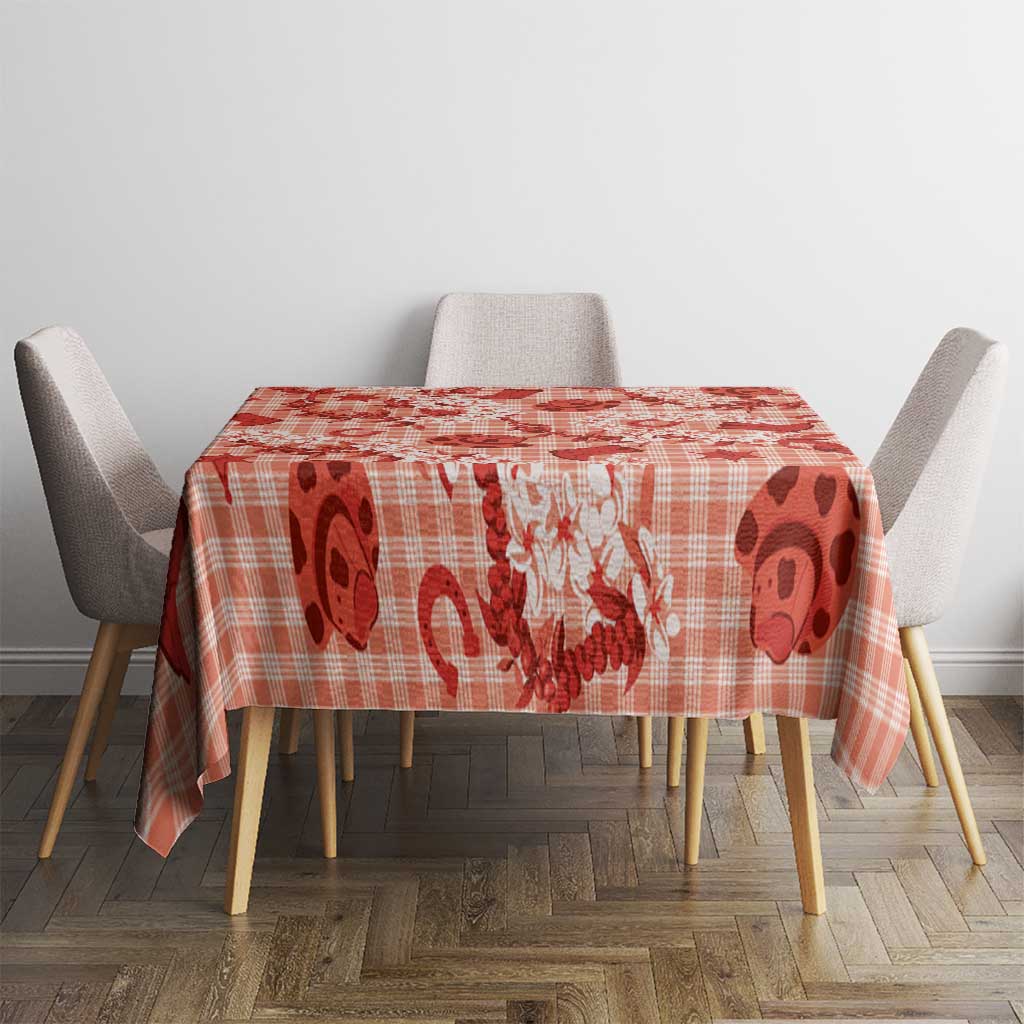 Mokihana Maile Ilima Leis Paniolo Palaka Tablecloth Hawaiian Ulaula Spirit LT9 - Polynesian Pride