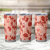 Mokihana Maile Ilima Leis Paniolo Palaka Tumbler Cup Hawaiian Ulaula Spirit LT9 - Polynesian Pride