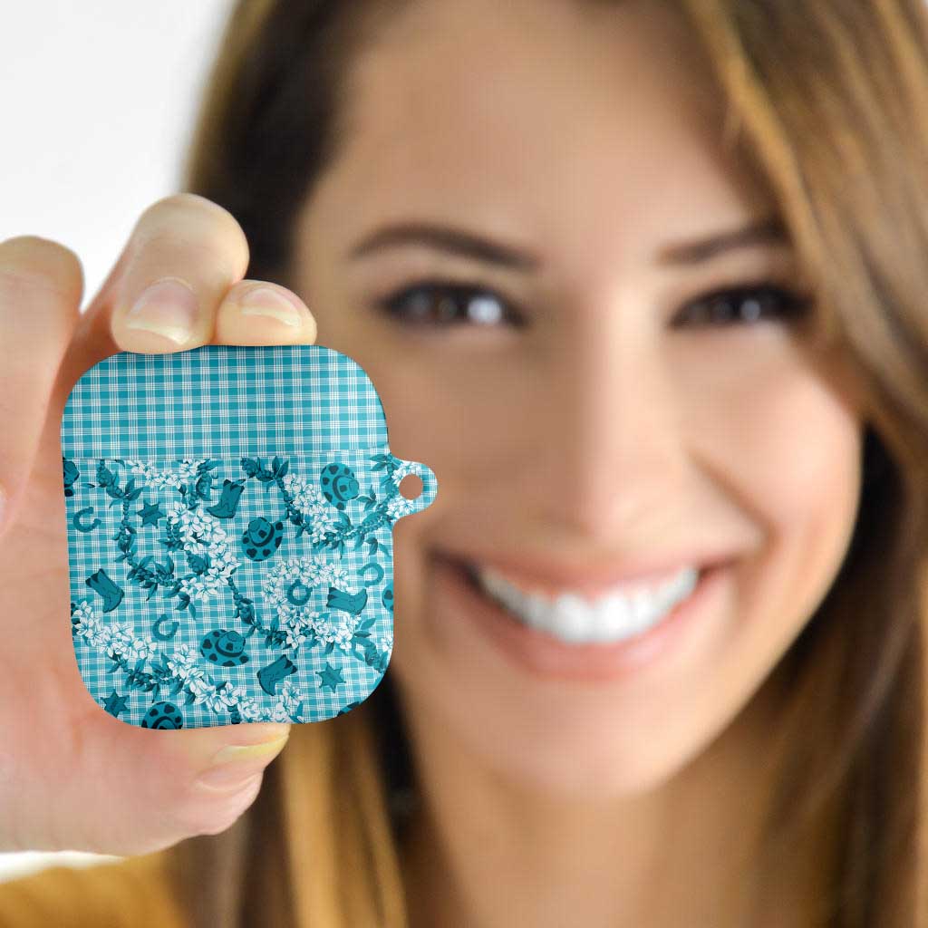 Mokihana Maile Ilima Leis Paniolo Palaka AirPods Case Hawaiian Polu Opa Spirit LT9 - Polynesian Pride