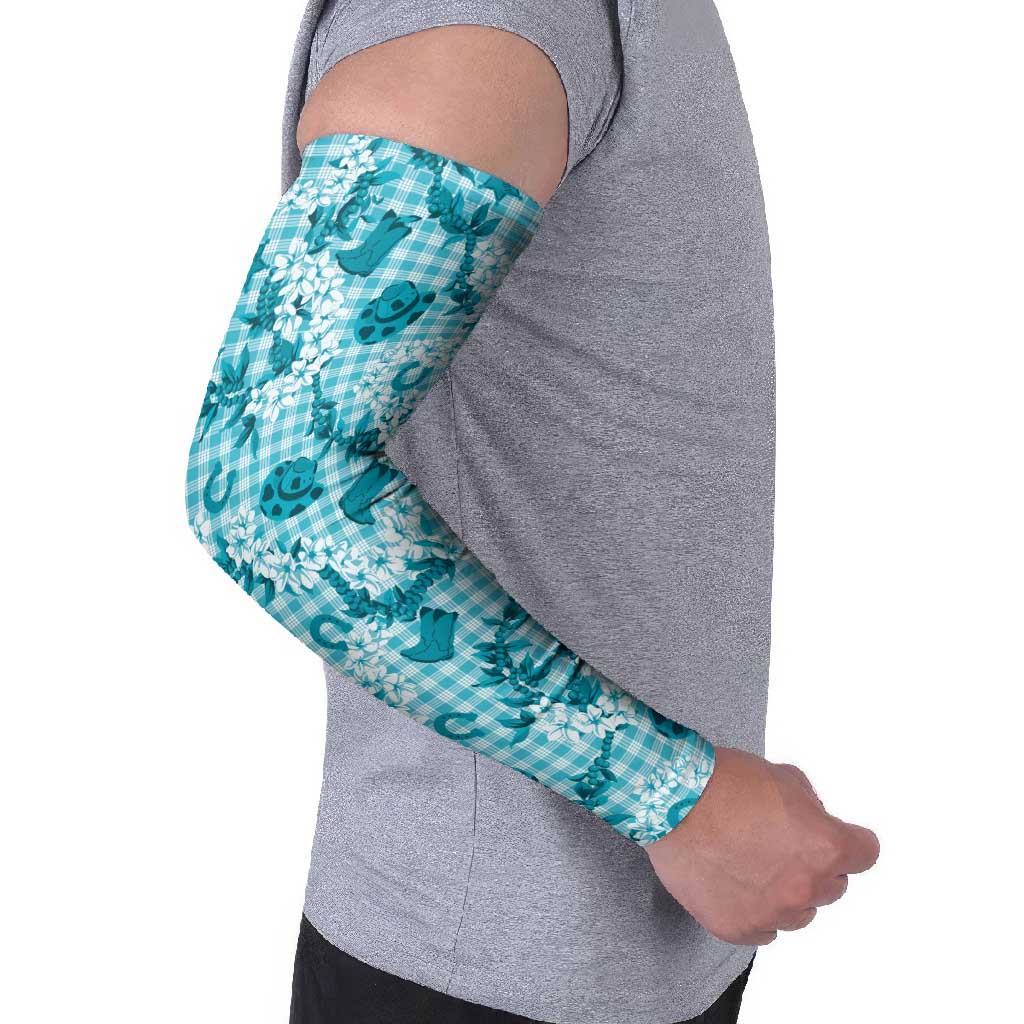 Mokihana Maile Ilima Leis Paniolo Palaka Arm Sleeves Hawaiian Polu Opa Spirit LT9 - Polynesian Pride