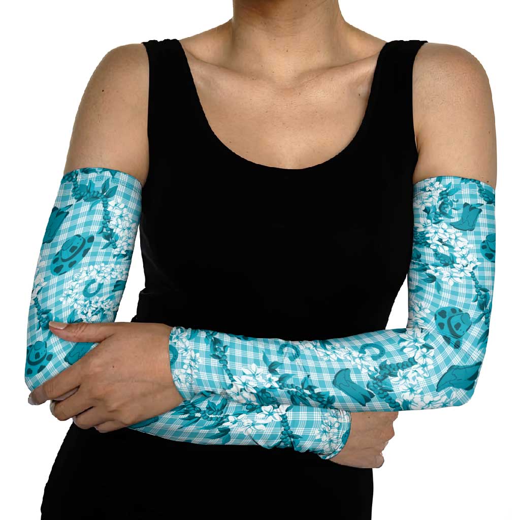 Mokihana Maile Ilima Leis Paniolo Palaka Arm Sleeves Hawaiian Polu Opa Spirit LT9 - Polynesian Pride