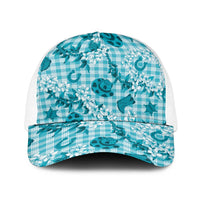 Mokihana Maile Ilima Leis Paniolo Palaka Baseball Net Cap Hawaiian Polu Opa Spirit - Polynesian Pride