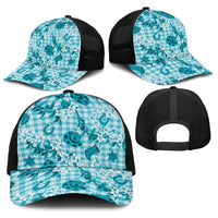 Mokihana Maile Ilima Leis Paniolo Palaka Baseball Net Cap Hawaiian Polu Opa Spirit - Polynesian Pride
