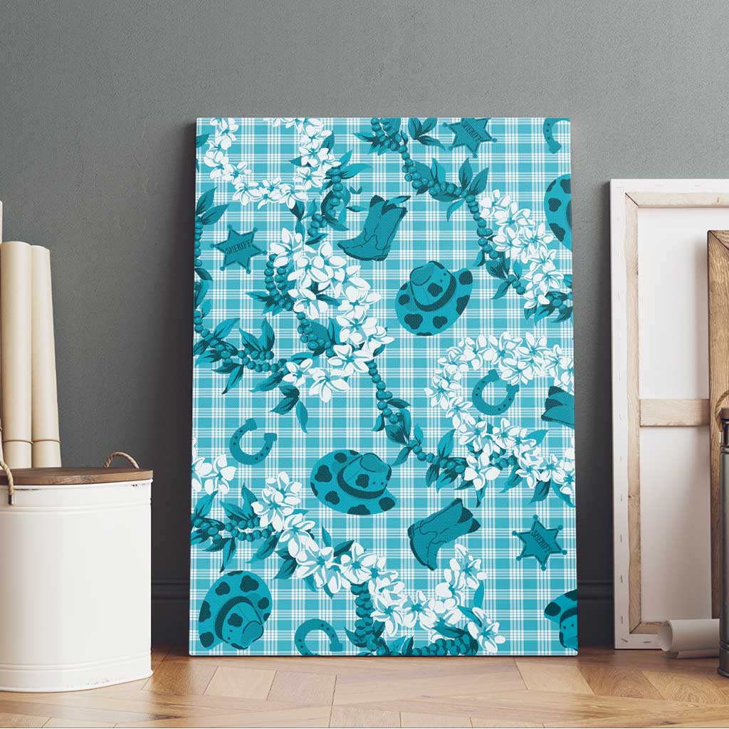 Mokihana Maile Ilima Leis Paniolo Palaka Canvas Wall Art Hawaiian Polu Opa Spirit LT9 - Polynesian Pride