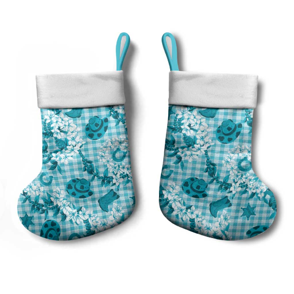 Mokihana Maile Ilima Leis Paniolo Palaka Christmas Stocking Hawaiian Polu Opa Spirit LT9 - Polynesian Pride
