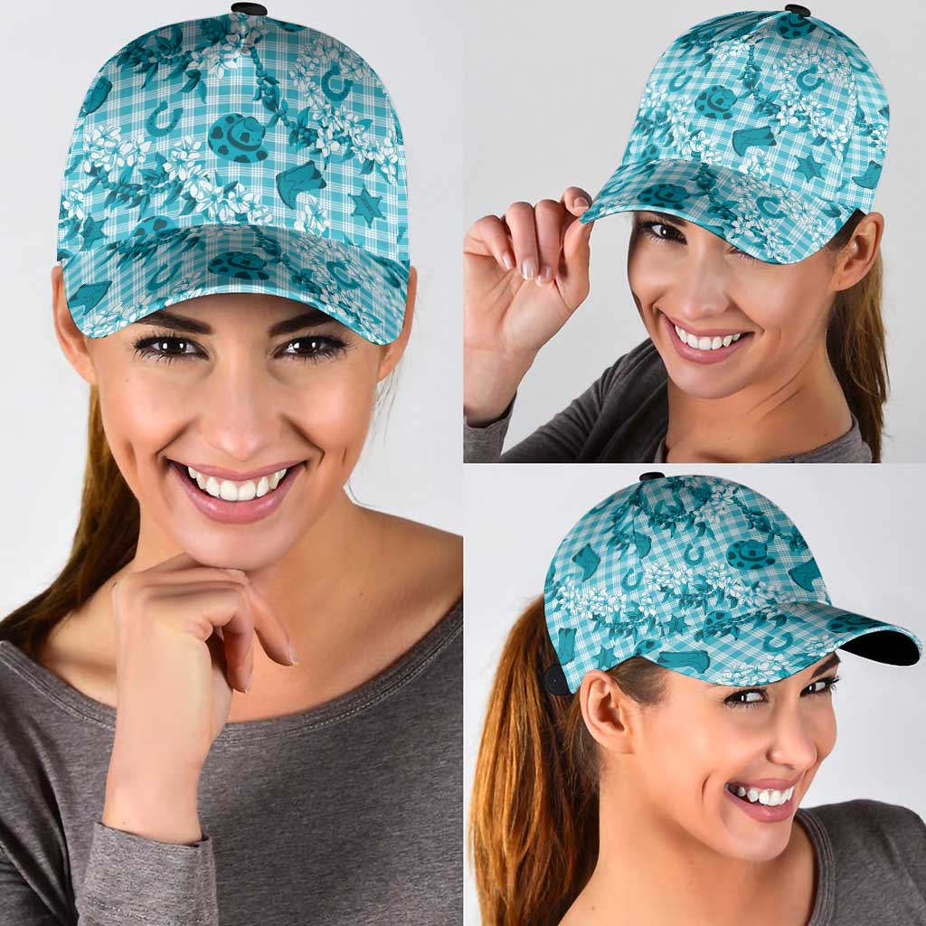 Mokihana Maile Ilima Leis Paniolo Palaka Classic Cap Hawaiian Polu Opa Spirit - Polynesian Pride