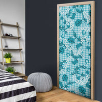 Mokihana Maile Ilima Leis Paniolo Palaka Door Cover Hawaiian Polu Opa Spirit LT9 - Polynesian Pride