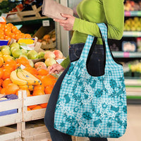 Mokihana Maile Ilima Leis Paniolo Palaka Grocery Bag Hawaiian Polu Opa Spirit LT9 - Polynesian Pride
