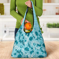 Mokihana Maile Ilima Leis Paniolo Palaka Grocery Bag Hawaiian Polu Opa Spirit LT9 - Polynesian Pride