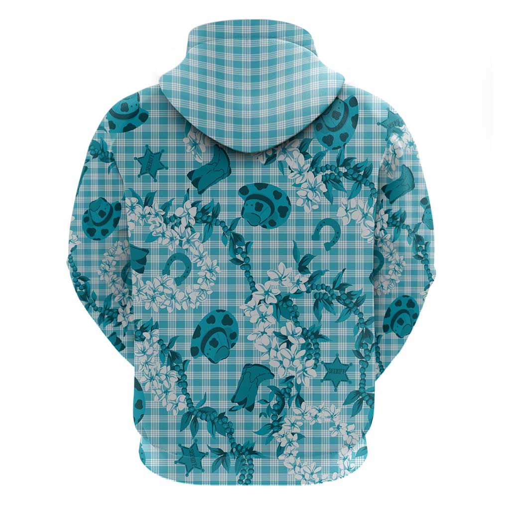 Mokihana Maile Ilima Leis Paniolo Palaka Hoodie Hawaiian Polu Opa Spirit LT9 - Polynesian Pride