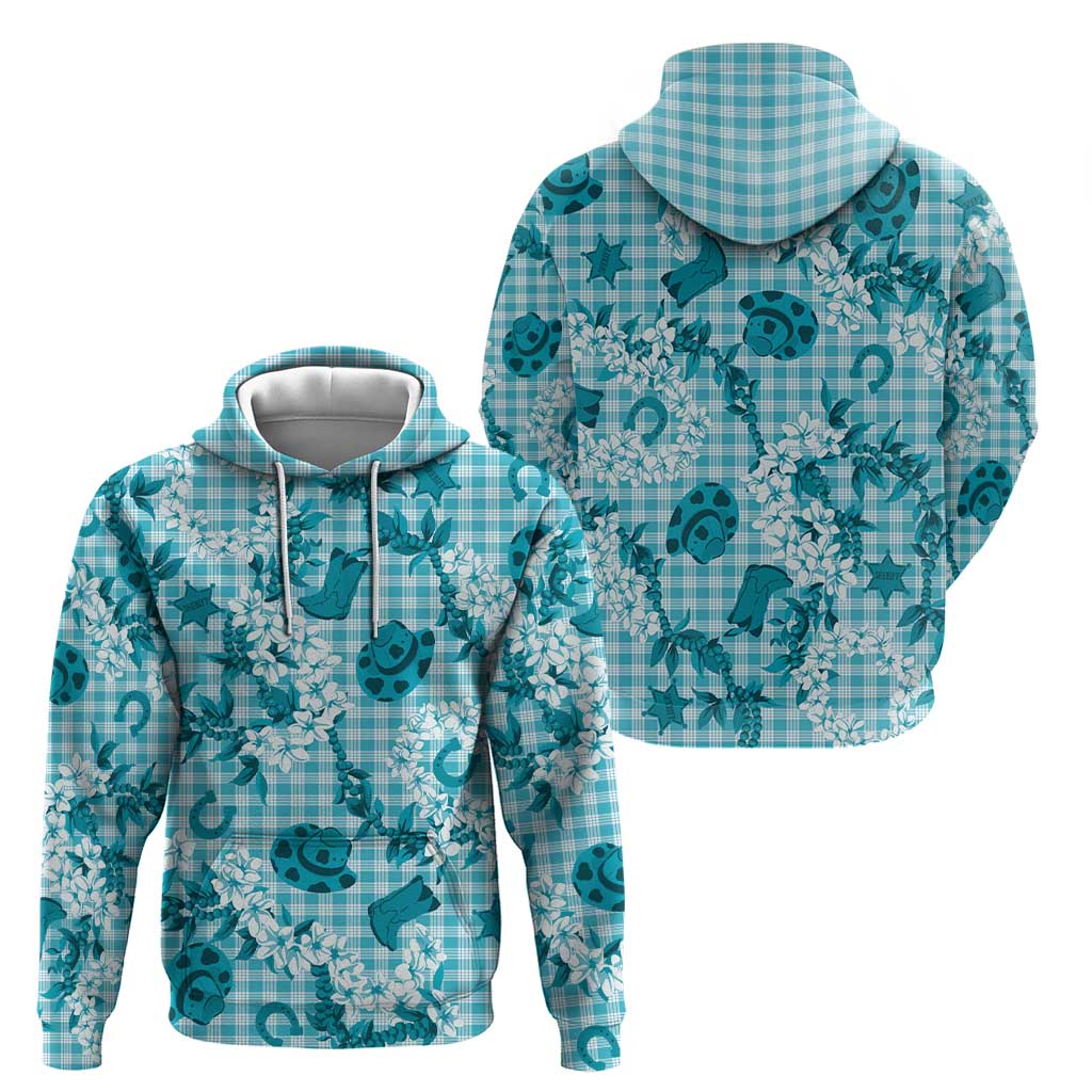 Mokihana Maile Ilima Leis Paniolo Palaka Hoodie Hawaiian Polu Opa Spirit LT9 - Polynesian Pride