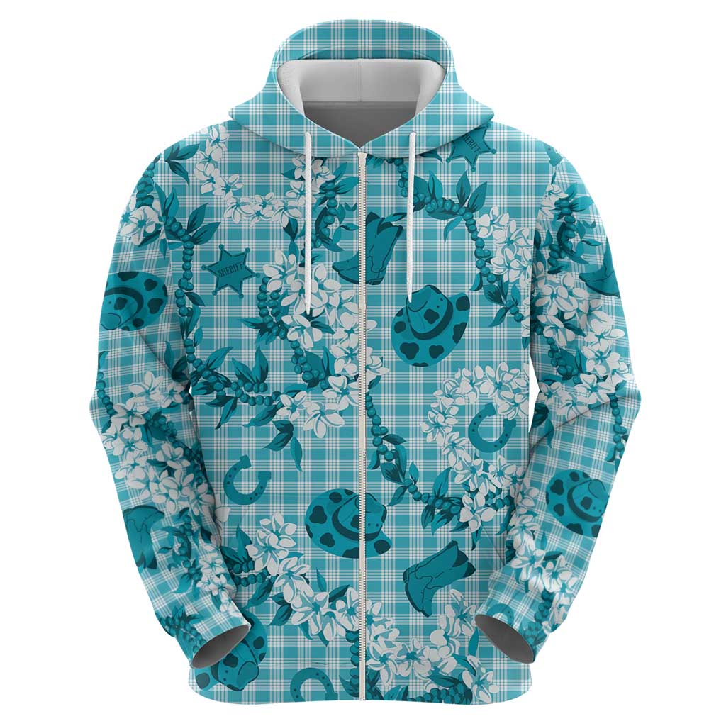 Mokihana Maile Ilima Leis Paniolo Palaka Hoodie Hawaiian Polu Opa Spirit LT9 - Polynesian Pride