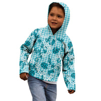 Mokihana Maile Ilima Leis Paniolo Palaka Kid Hoodie Hawaiian Polu Opa Spirit LT9 - Polynesian Pride