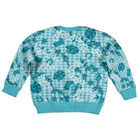 Mokihana Maile Ilima Leis Paniolo Palaka Kid Ugly Christmas Sweater Hawaiian Polu Opa Spirit LT9 - Polynesian Pride