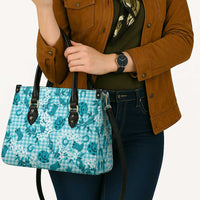 Mokihana Maile Ilima Leis Paniolo Palaka Leather Bag Hawaiian Polu Opa Spirit LT9 - Polynesian Pride