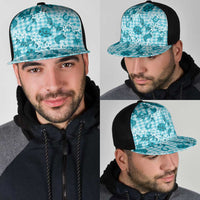 Mokihana Maile Ilima Leis Paniolo Palaka Mesh Trucker Cap Hawaiian Polu Opa Spirit - Polynesian Pride