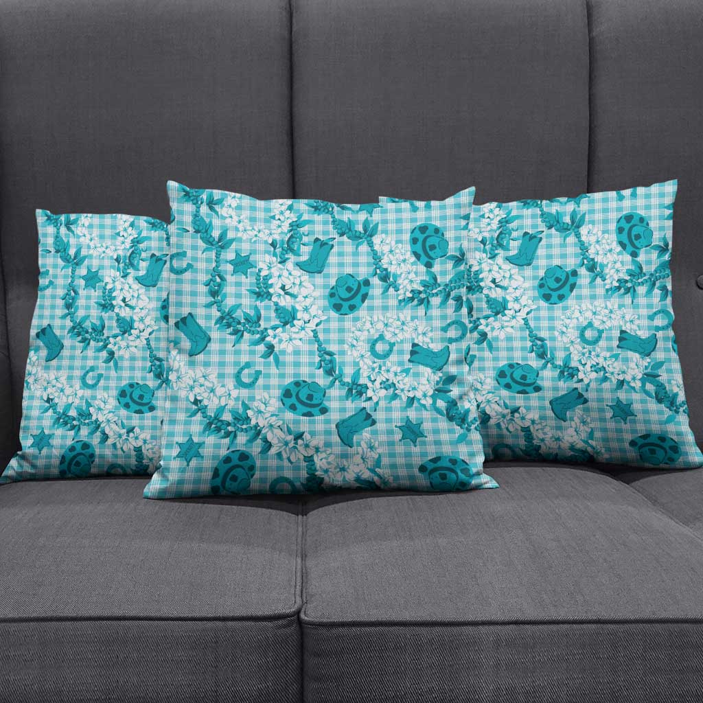Mokihana Maile Ilima Leis Paniolo Palaka Pillow Cover Hawaiian Polu Opa Spirit LT9 - Polynesian Pride