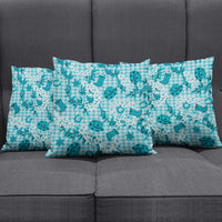 Mokihana Maile Ilima Leis Paniolo Palaka Pillow Cover Hawaiian Polu Opa Spirit LT9 - Polynesian Pride