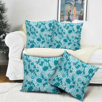 Mokihana Maile Ilima Leis Paniolo Palaka Pillow Cover Hawaiian Polu Opa Spirit LT9 - Polynesian Pride