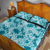 Mokihana Maile Ilima Leis Paniolo Palaka Quilt Bed Set Hawaiian Polu Opa Spirit LT9 - Polynesian Pride