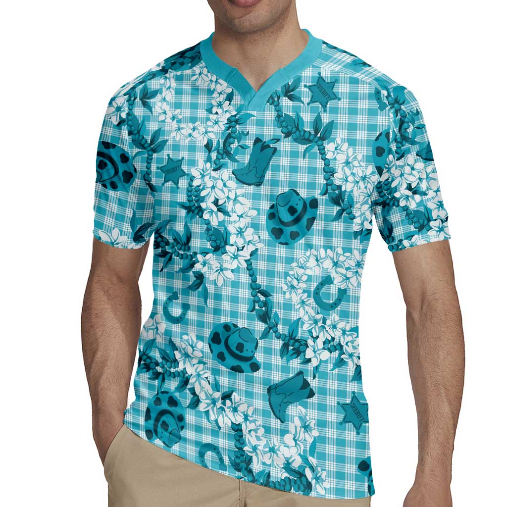 Mokihana Maile Ilima Leis Paniolo Palaka Rugby Jersey Hawaiian Polu Opa Spirit LT9 - Polynesian Pride