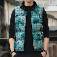 Mokihana Maile Ilima Leis Paniolo Palaka Sleeveless Puffer Jacket Hawaiian Polu Opa Spirit LT9 - Polynesian Pride
