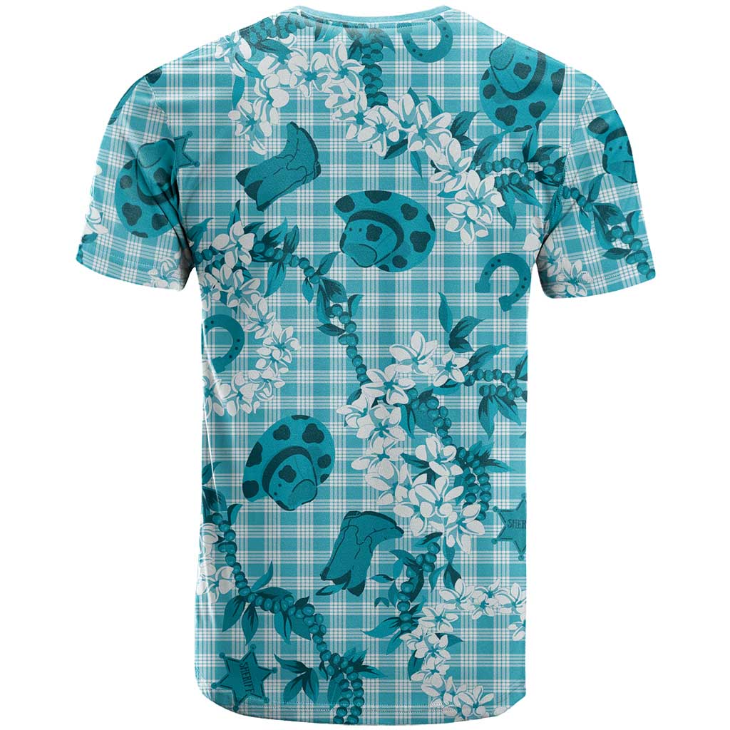 Mokihana Maile Ilima Leis Paniolo Palaka T Shirt Hawaiian Polu Opa Spirit LT9 - Polynesian Pride