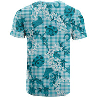 Mokihana Maile Ilima Leis Paniolo Palaka T Shirt Hawaiian Polu Opa Spirit LT9 - Polynesian Pride
