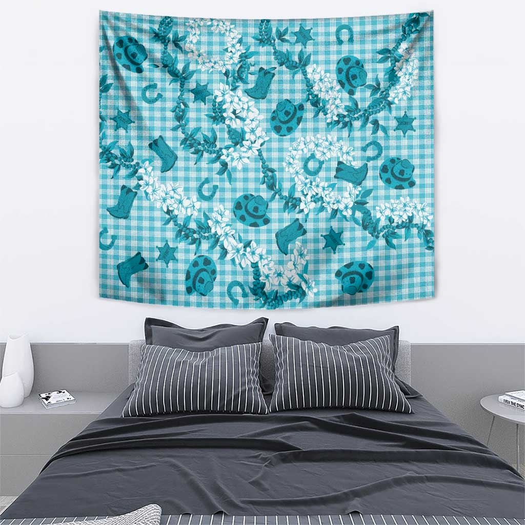Mokihana Maile Ilima Leis Paniolo Palaka Tapestry Hawaiian Polu Opa Spirit LT9 - Polynesian Pride