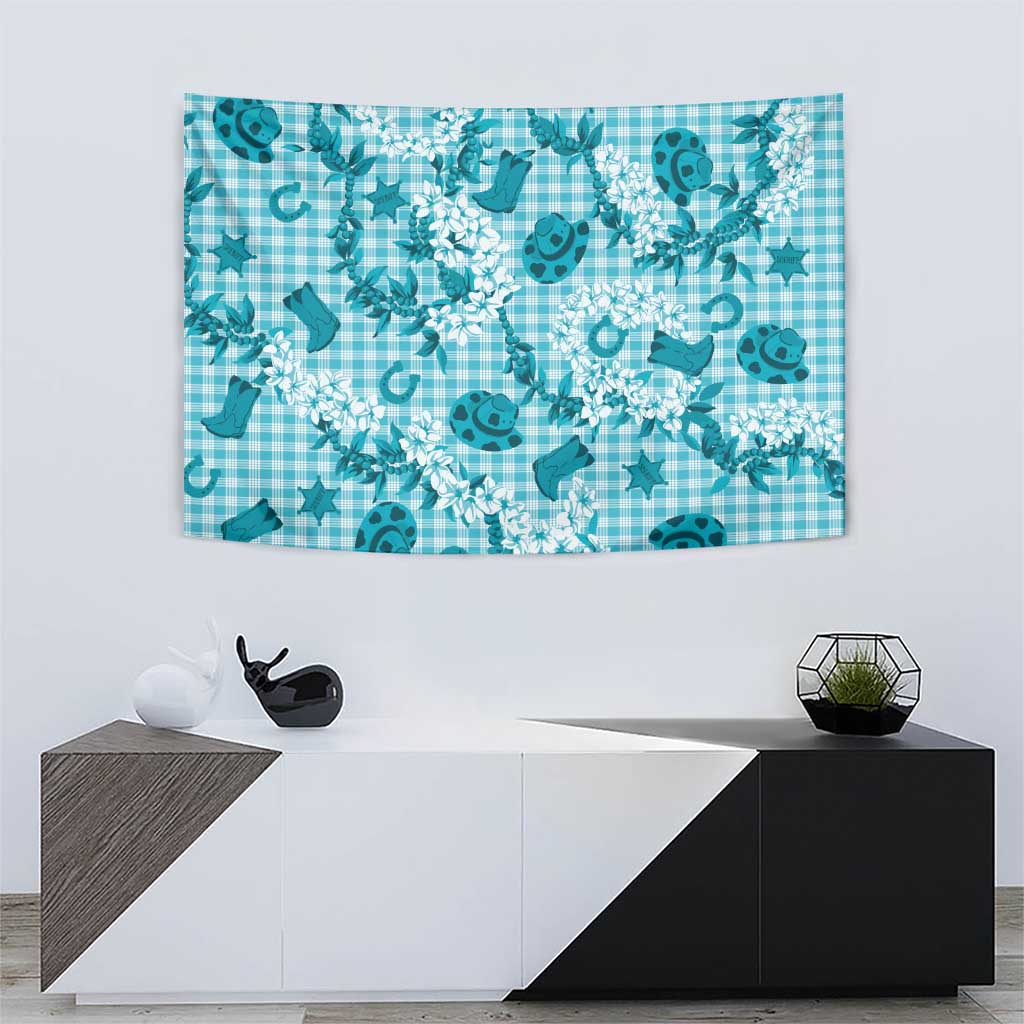 Mokihana Maile Ilima Leis Paniolo Palaka Tapestry Hawaiian Polu Opa Spirit LT9 - Polynesian Pride