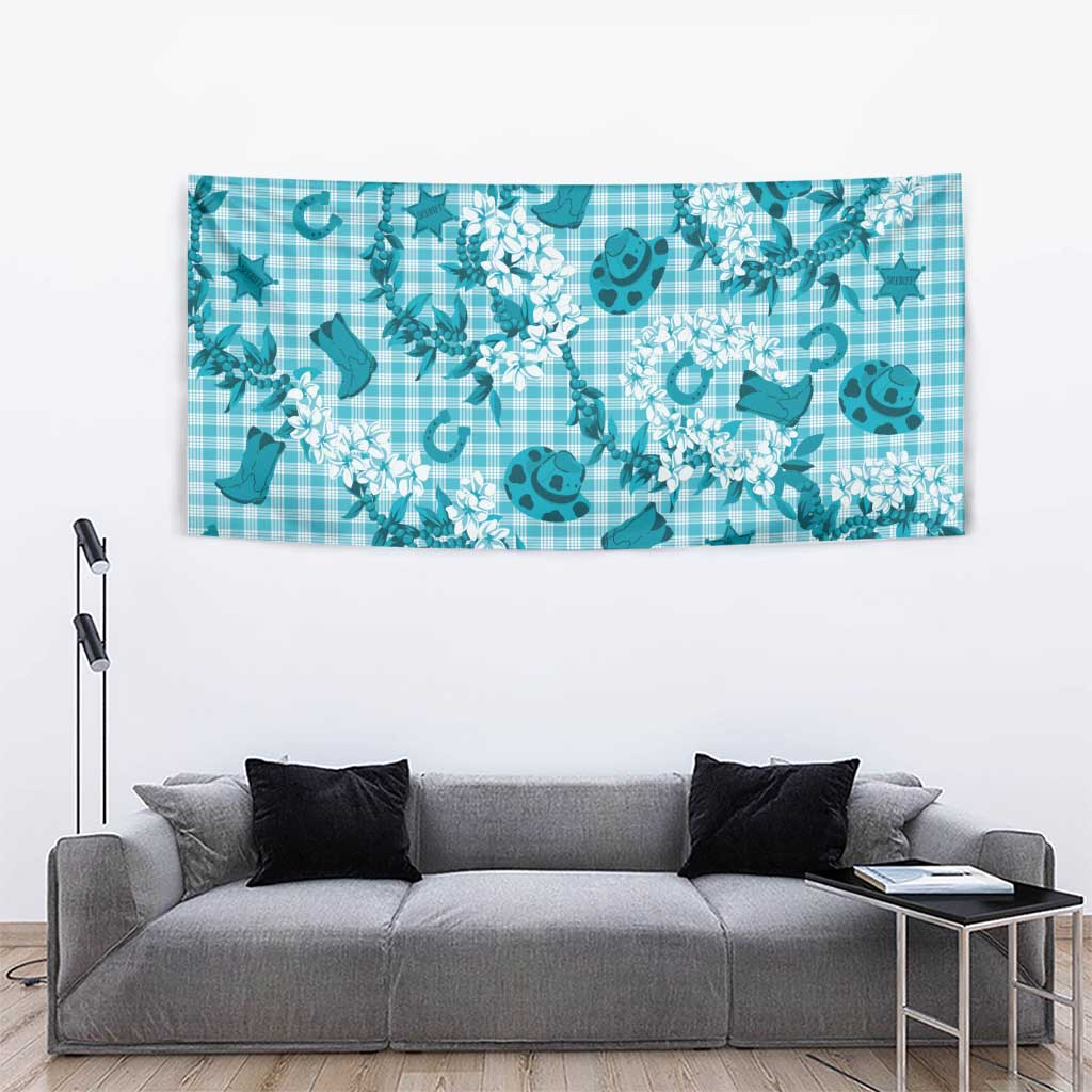 Mokihana Maile Ilima Leis Paniolo Palaka Tapestry Hawaiian Polu Opa Spirit LT9 - Polynesian Pride