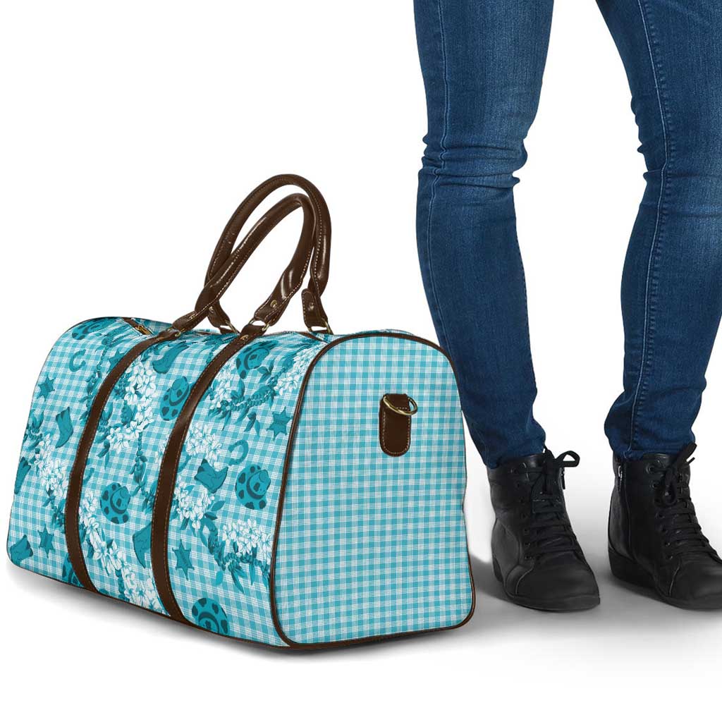 Mokihana Maile Ilima Leis Paniolo Palaka Travel Bag Hawaiian Polu Opa Spirit LT9 - Polynesian Pride