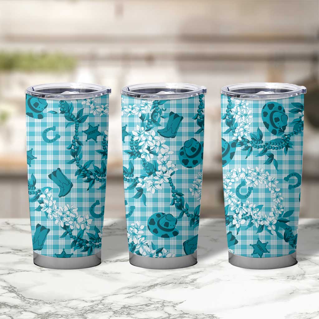 Mokihana Maile Ilima Leis Paniolo Palaka Tumbler Cup Hawaiian Polu Opa Spirit LT9 - Polynesian Pride